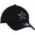Men's Dallas Cowboys New Era Black Training Mesh 39THIRTY Flex Hat 2646948